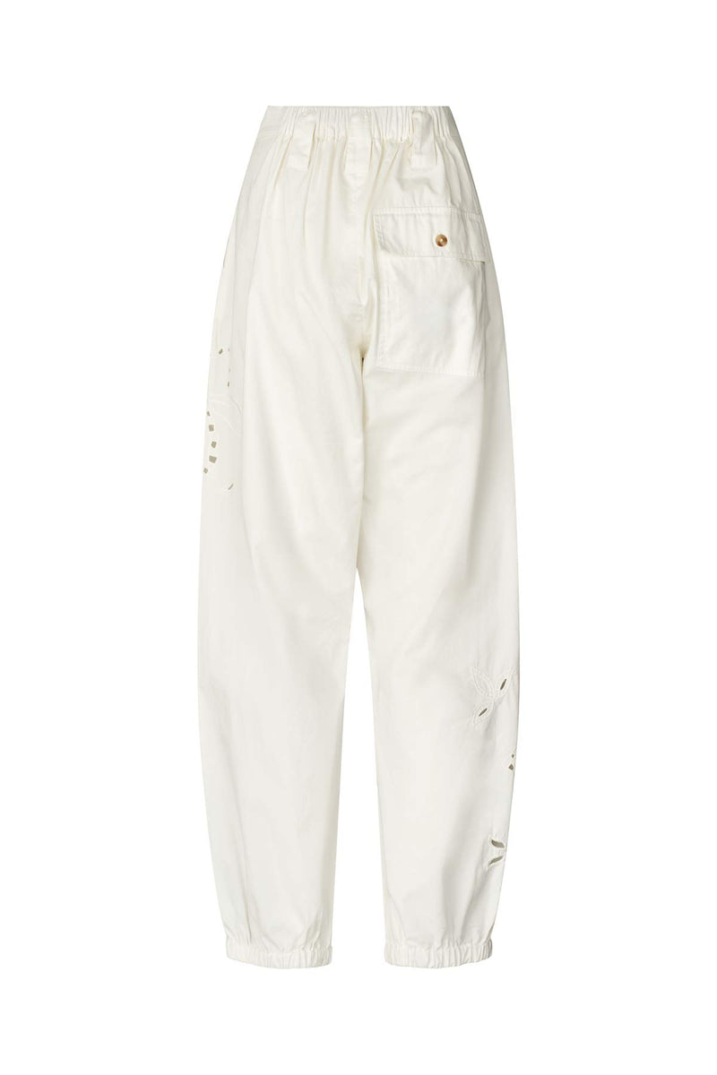 Iman - Lotus lace pants I Off white    6 - Rabens Saloner