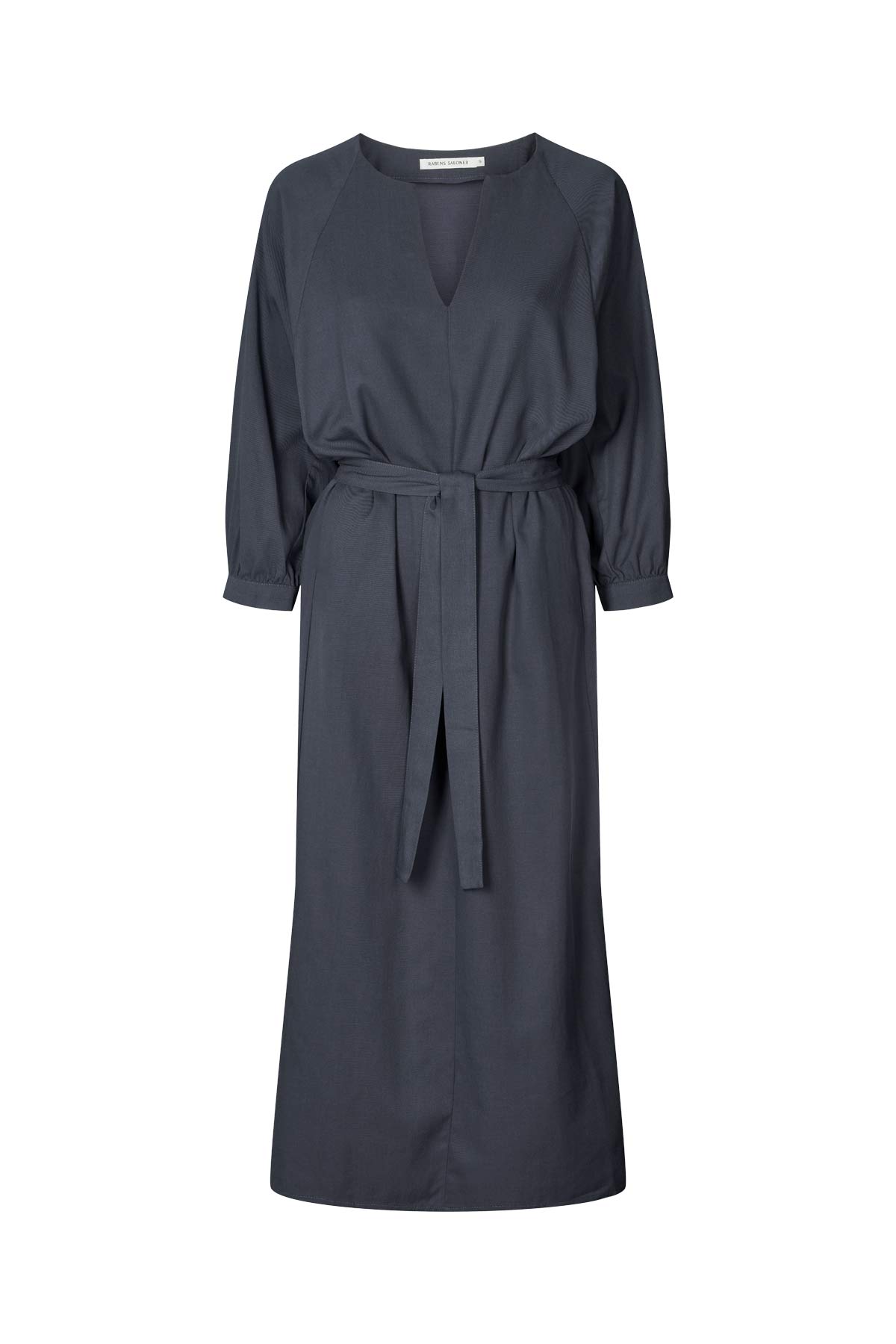 Busra - Aviator long dress I Dusty Navy – Rabens Saloner