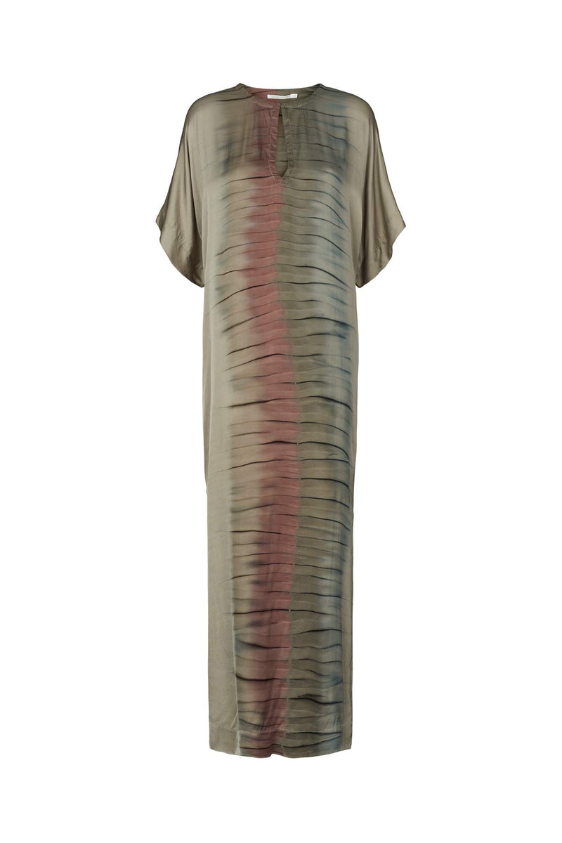 Maha - Macaw colomn dress I Grey combo