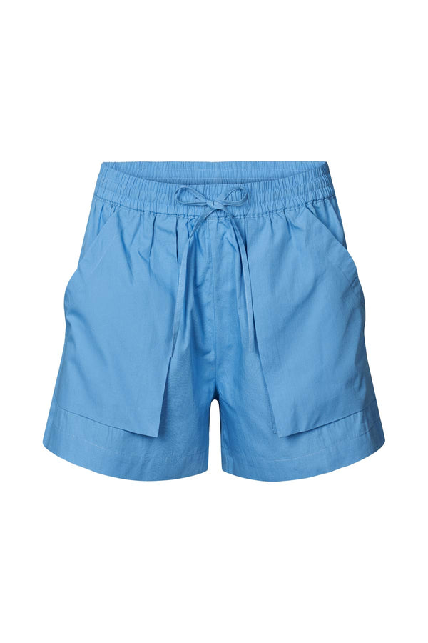 Jeanni - Poplin shorts I Blue