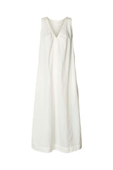 Lizza - Cotton double tank dress I White White XS 3 - Rabens Saloner