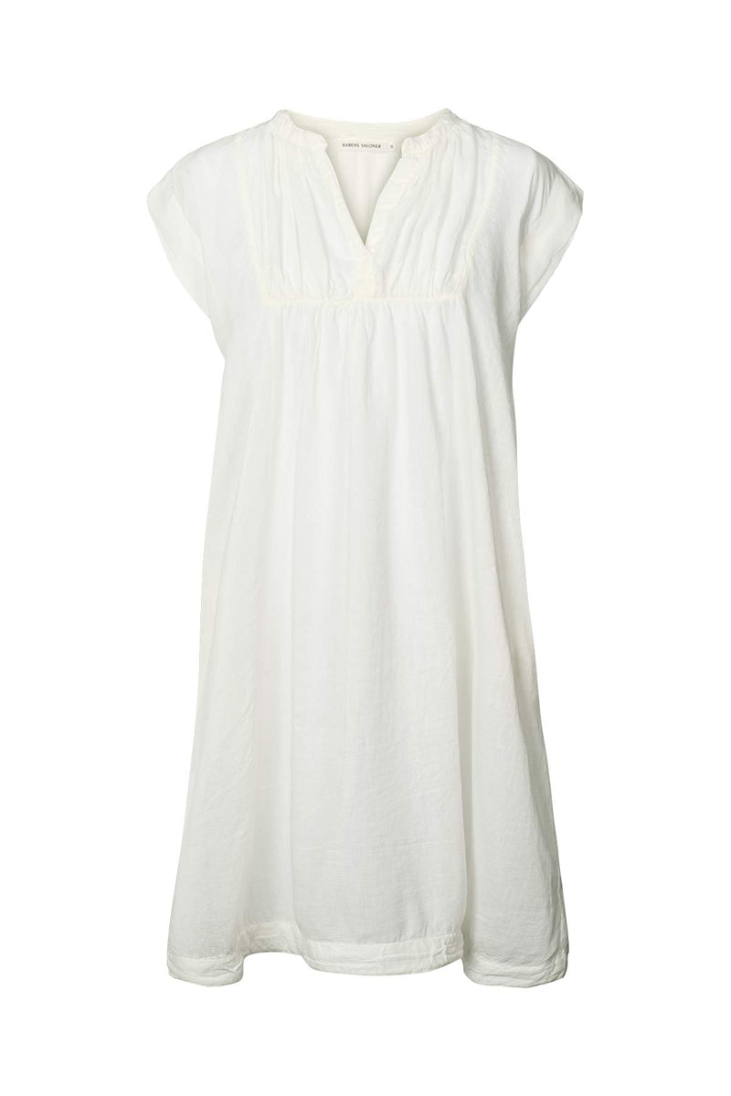 Lotti - Cotton short dress I White White XS 1 - Rabens Saloner