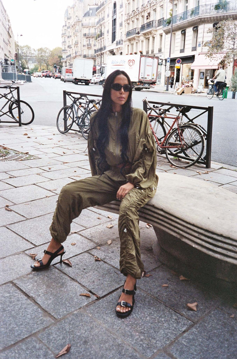 Pina - Parachute pant I Army 3 - Rabens Saloner