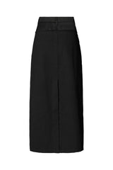 Rasmia - Duo canvas skirt I Black 2 - Rabens Saloner