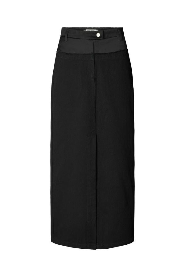 Rasmia - Duo canvas skirt I Black Black XS  1 - Rabens Saloner