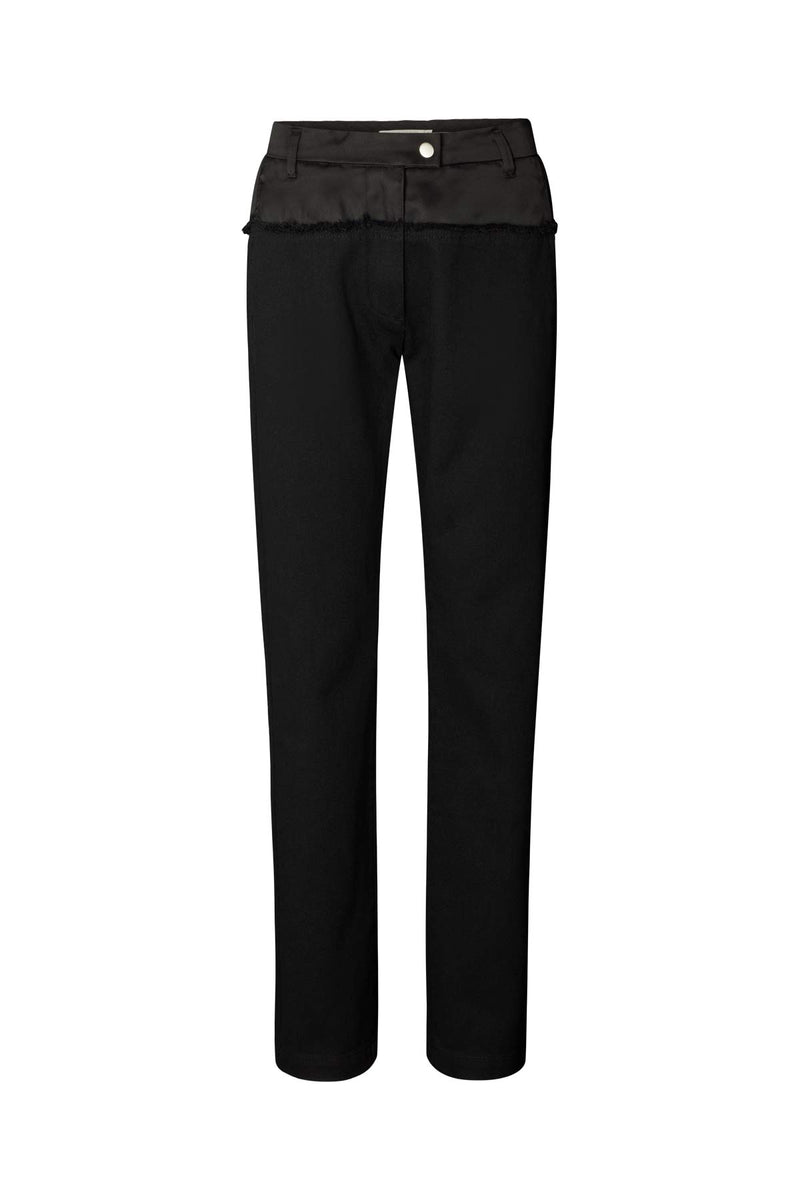 Pawa - Duo canvas pant I Black Black XS 5 - Rabens Saloner