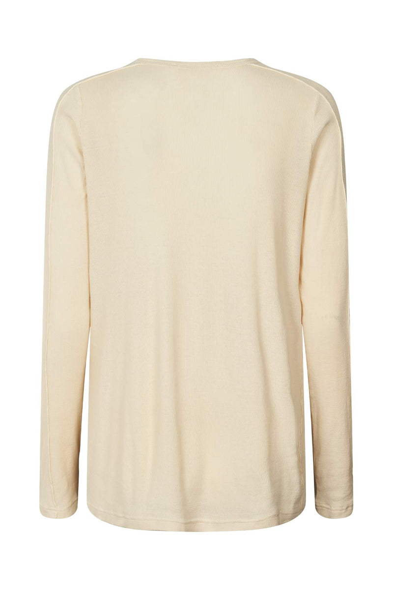 Jacka - Jersey long sleeve top I Chalk 4 - Rabens Saloner