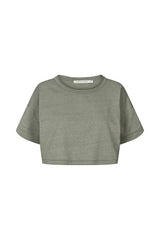 Muggi - Vintage cotton cropped t-shirt I Moon Moon XS/S 3 - Rabens Saloner