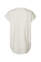 Blanca - Vintage cotton cap sleeve top I Chalk 2 - Rabens Saloner