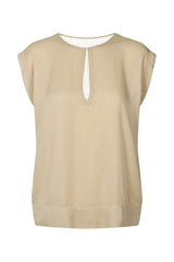 Rosalyn - Funnel web blouse I Sand Sand XS 3 - Rabens Saloner