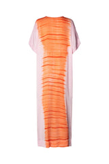 Maha - Tidal colomn dress I Orange combo 2 - Rabens Saloner