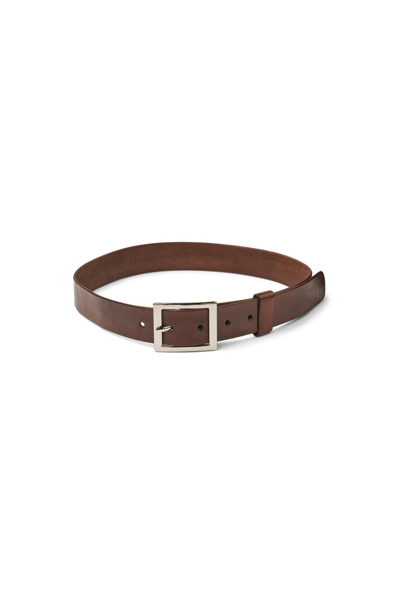 Jadeh - Leather belt I Dark brown Dark brown 75  1 - Rabens Saloner