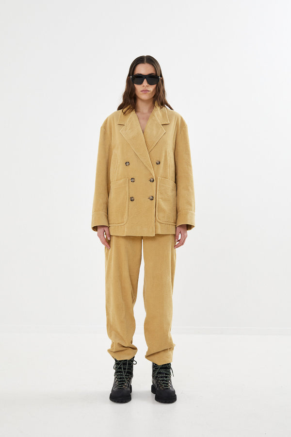 Carly - Corduroy pants I Mustard    2 - Rabens Saloner