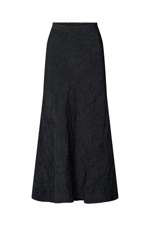 Ellery - Crinkled bias skirt I Black Black XS  2 - Rabens Saloner