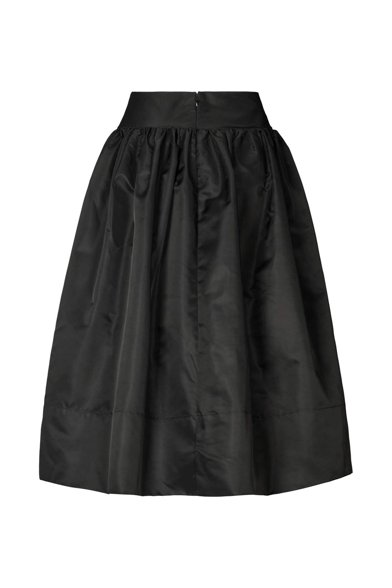 Silke - Nylon full skirt I Black Black XS  5 - Rabens Saloner