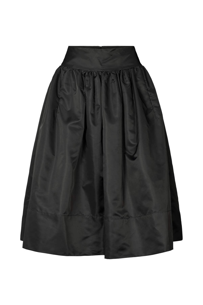 Silke - Nylon full skirt I Black    6 - Rabens Saloner