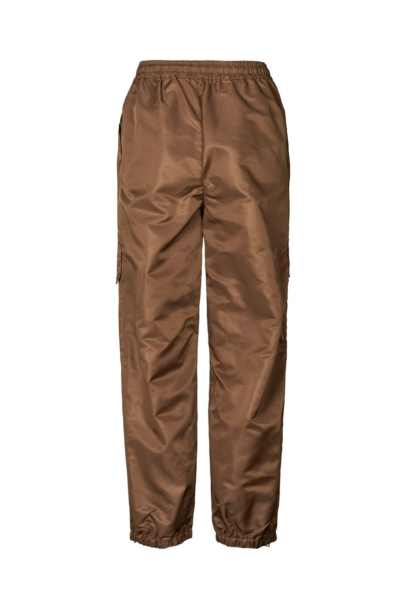 Justa - Nylon pants I Coffee 6 - Rabens Saloner