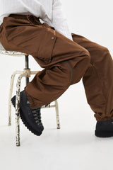 Justa - Nylon pants I Coffee    4 - Rabens Saloner