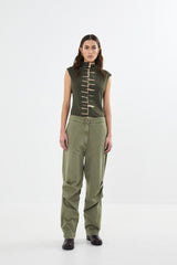 Alphas - Canvas light pants I Burnt olive    1 - Rabens Saloner