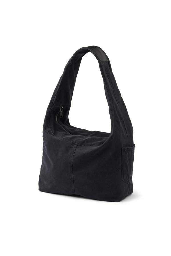 Kicka - Denim black shoulder bag I Washed black denim Washed black denim O/S  1 - Rabens Saloner