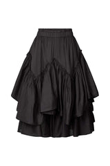 Sharmaine - Multi layer skirt I Black Black XS/S  9 - Rabens Saloner