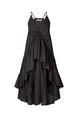 Shakira - Multi layer dress I Black Black XS 4 - Rabens Saloner