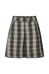 Severine - Check shirting padded shorts I Grey check Grey check XS  5 - Rabens Saloner