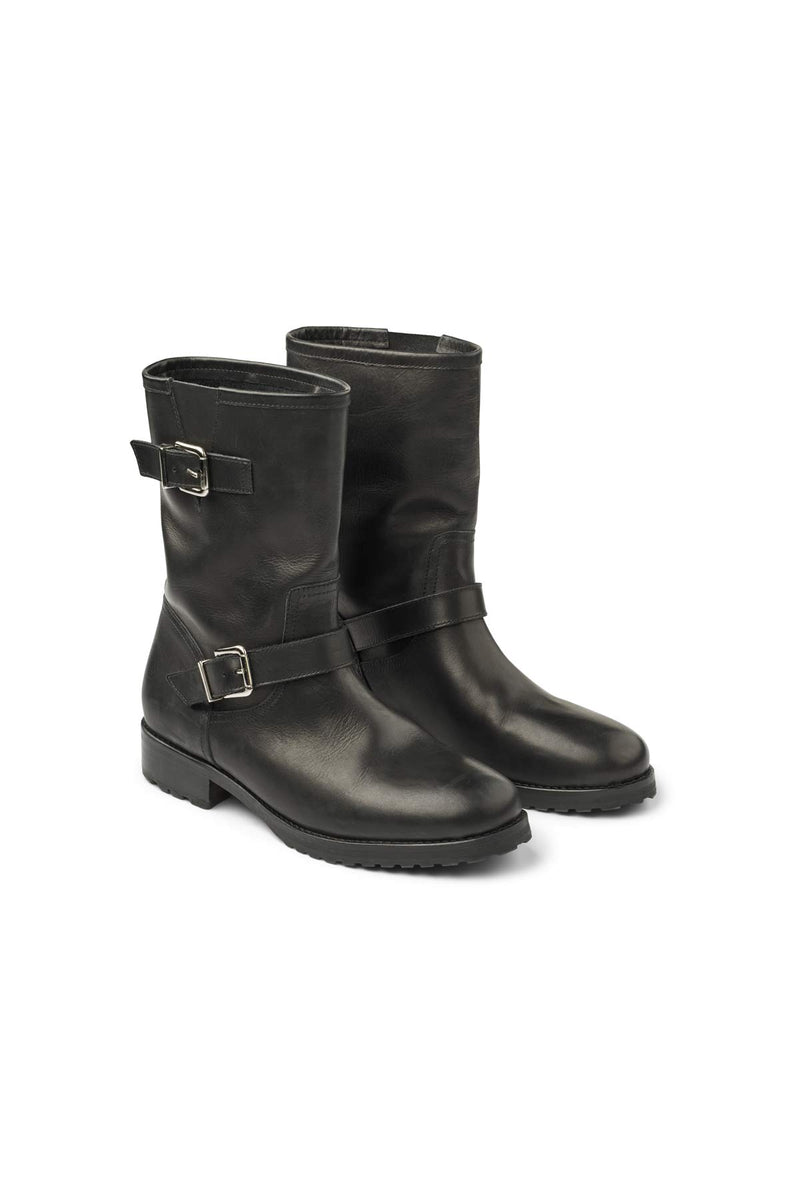 Mela - Biker boot I Black Black 36  1 - Rabens Saloner