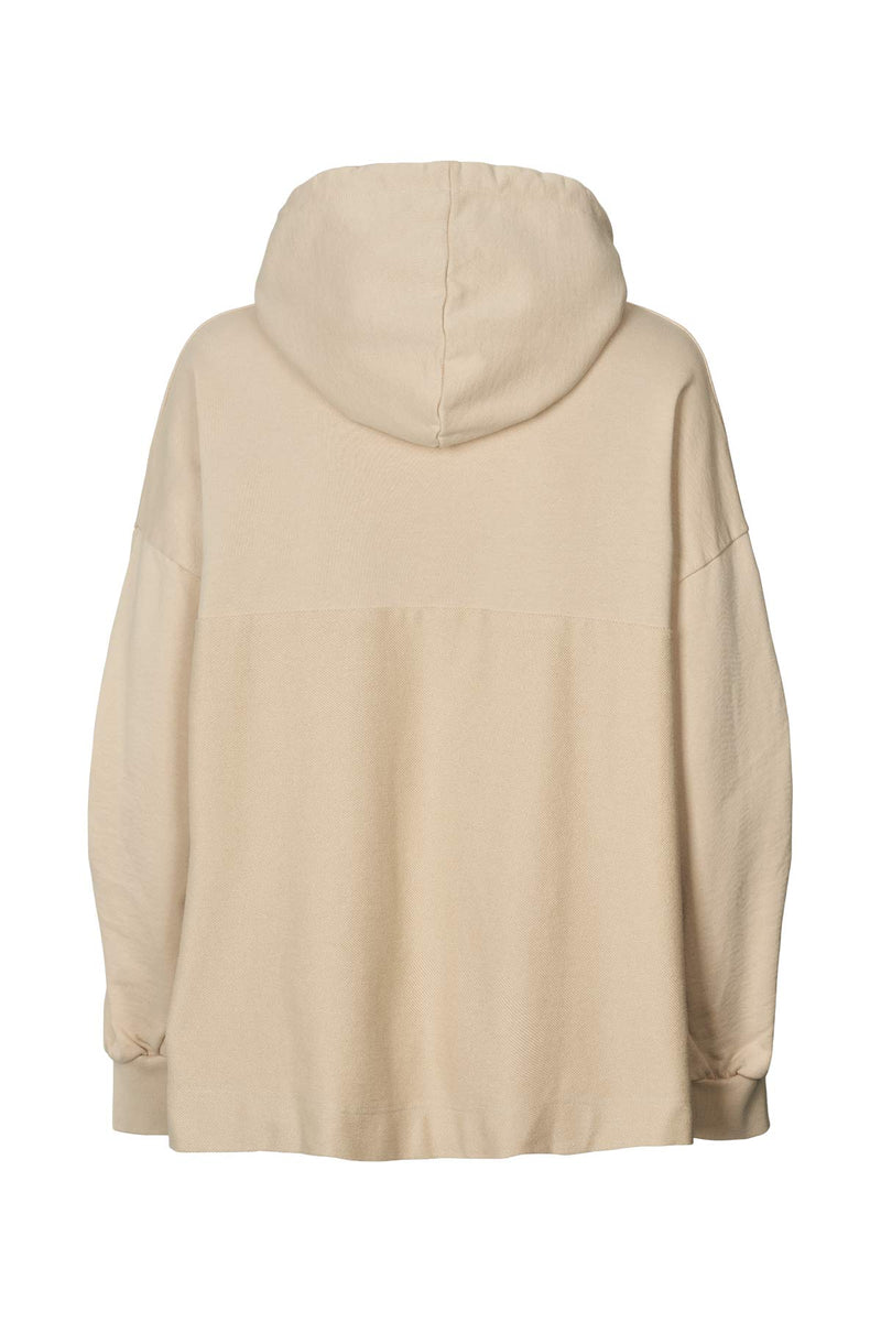 Sevilla - Loop back hoodie I Oyster    4 - Rabens Saloner