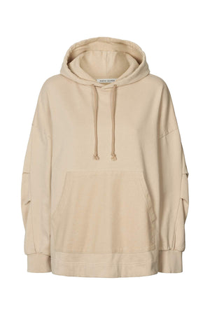 Sevilla - Loop back hoodie I Oyster Oyster XS/S  3 - Rabens Saloner