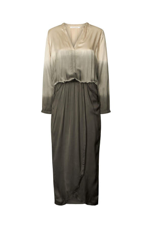 Vera - Flow wrap over dress I Sand combo Sand combo XS 3 - Rabens Saloner