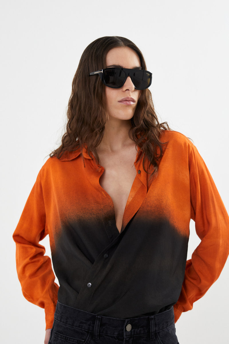 Rosali - Graffiti mens shirt I Bone black combo 3 - Rabens Saloner