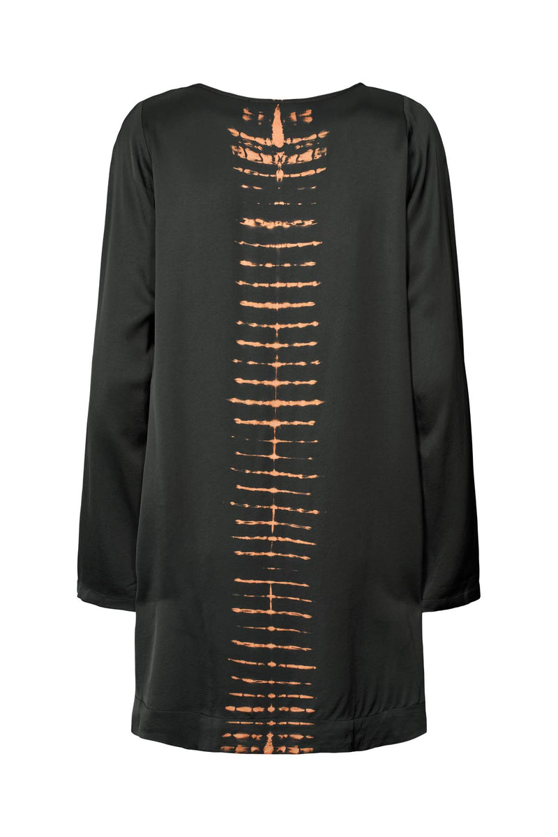 Lupitas - Spine long sleeve Aline dress I Black combo    4 - Rabens Saloner