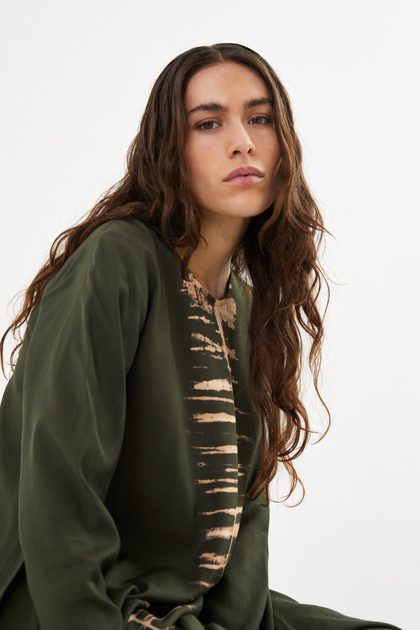 Lynett - Spine flared dress I Forrest combo 2 - Rabens Saloner