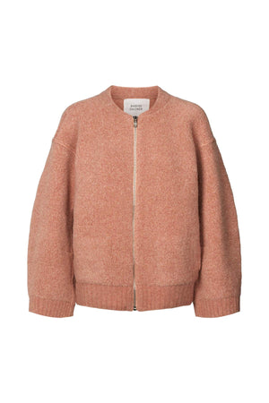 Sig - Sheep knit bomber jacket  I Peachy    1 - Rabens Saloner