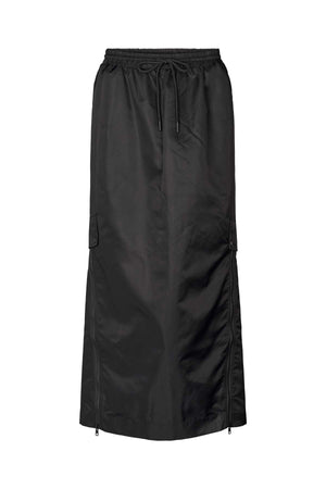 Peaches - Nylon skirt  I Black