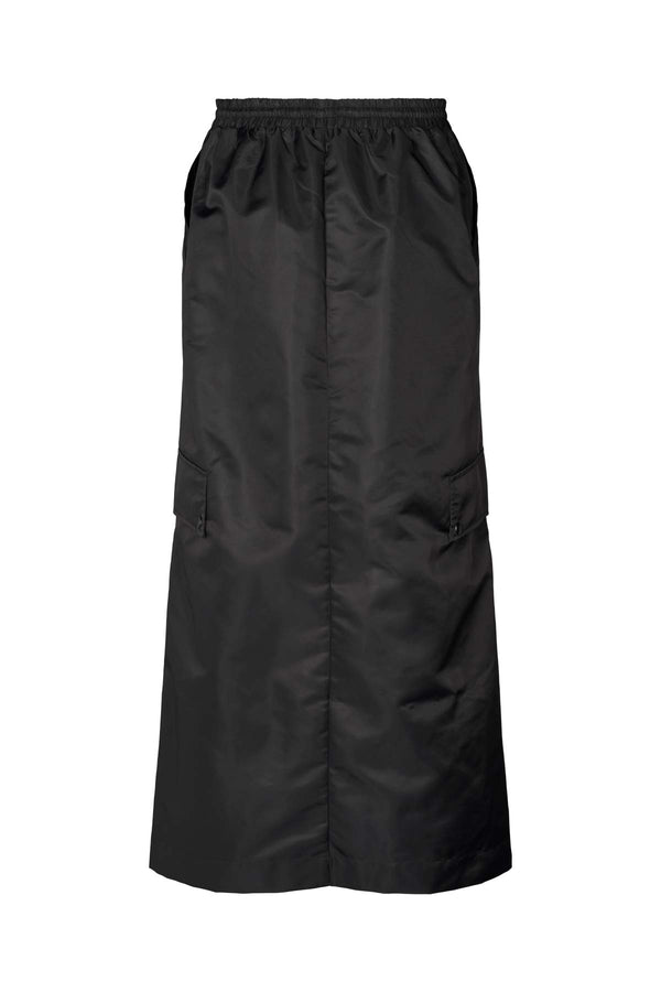 Peaches - Nylon skirt I Black    2 - Rabens Saloner