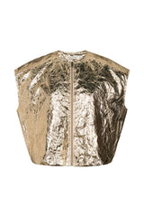 Romy - Cracked metal top I Gold Gold XS/S  3 - Rabens Saloner