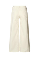 Ini - Canvas light pants  I Winter white    3 - Rabens Saloner