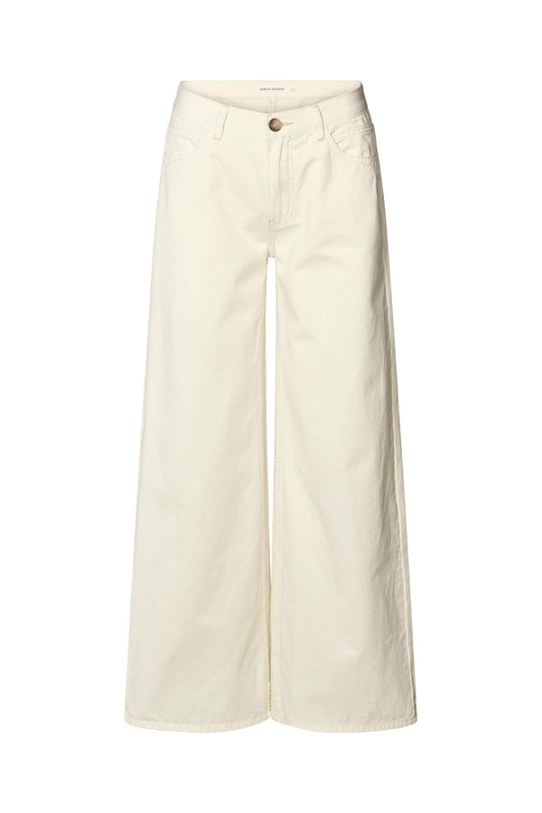 Ini - Canvas light pants I Winter white Winter white XS  2 - Rabens Saloner