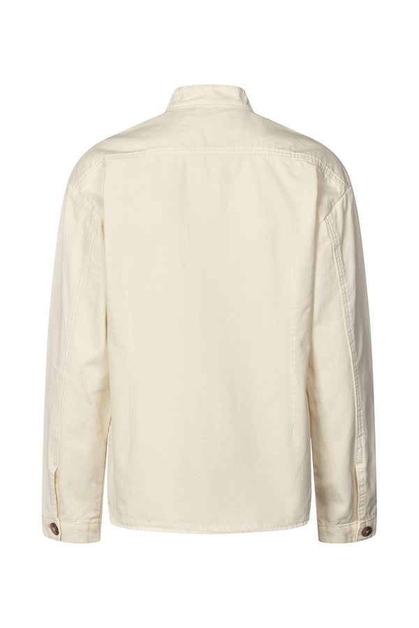 Jozephine - Canvas light shirt I Winter white 2 - Rabens Saloner