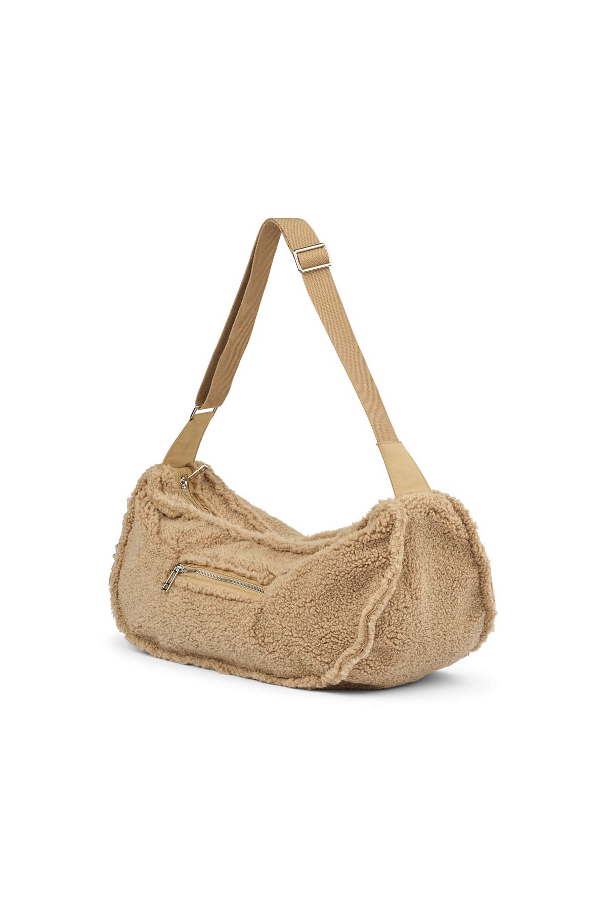 Kondi - Faux shearling OS bumbag I Amber Amber O/S 1 - Rabens Saloner