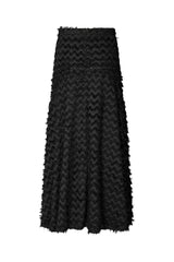 Selilja - Feathery skirt I Black 3 - Rabens Saloner