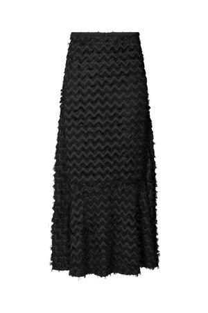 Selilja - Feathery skirt I Black Black XS 2 - Rabens Saloner