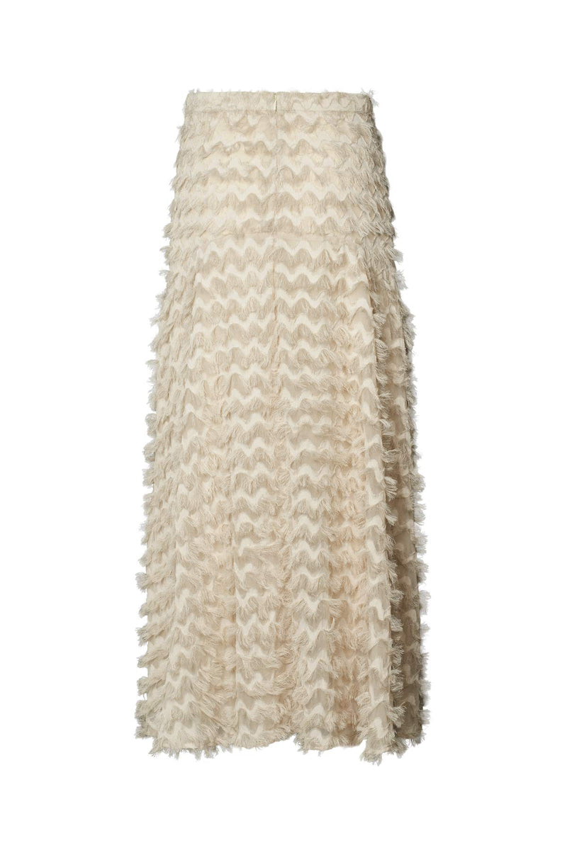 Selilja - Feathery skirt I Oyster 3 - Rabens Saloner