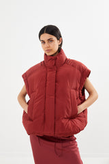 River - Quilt down jacket I Burgundy    8 - Rabens Saloner