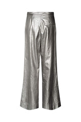 Inja - Antique silver wide leg pants I Antique silver 3 - Rabens Saloner