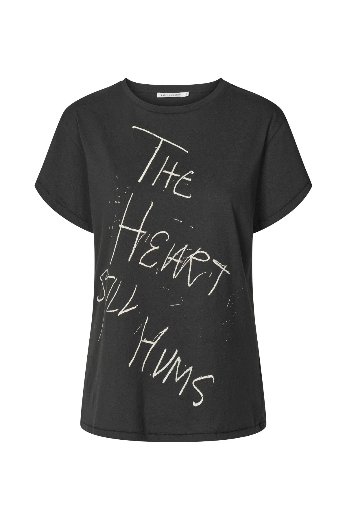 Ambla - Heartbeat T shirt I Faded black Faded black XS 1 - Rabens Saloner