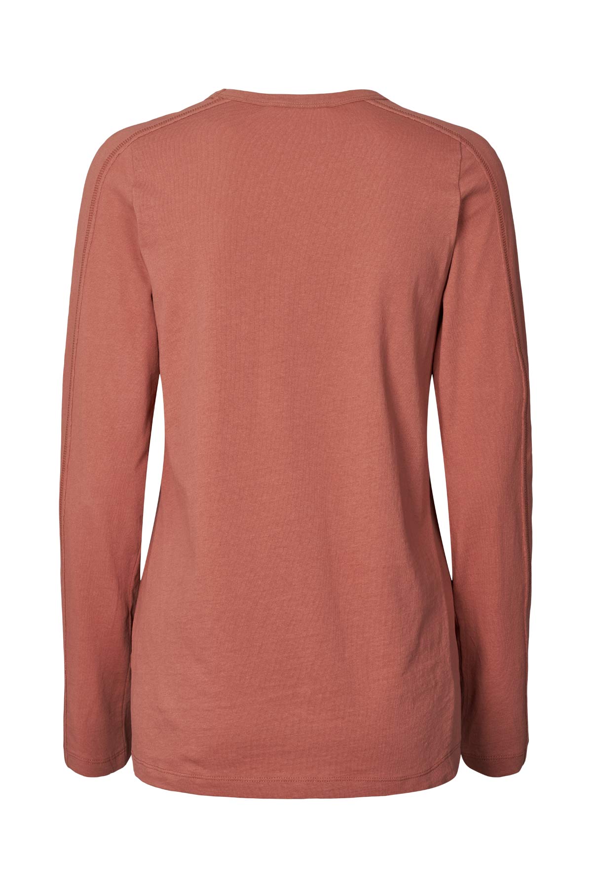 Jacka - Vintage jersey long sleeve top I Russet Burgundy 2 - Rabens Saloner