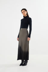 Ellery - Coastal bias slim skirt  I Asphalt black    1 - Rabens Saloner